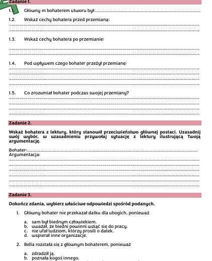 Lektury na korepetycjach - zestaw dla korepetytorów pracujących z uczniami do E8