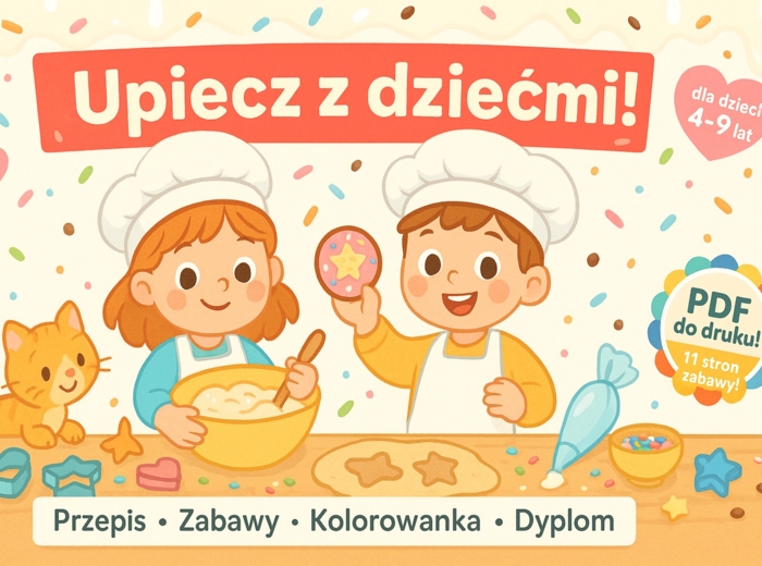 Wspólne pieczenie ciasteczek z dziećmi
