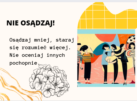 Empatyczny kodeks klasowy- gazetka+prezentacja na zajęcia.