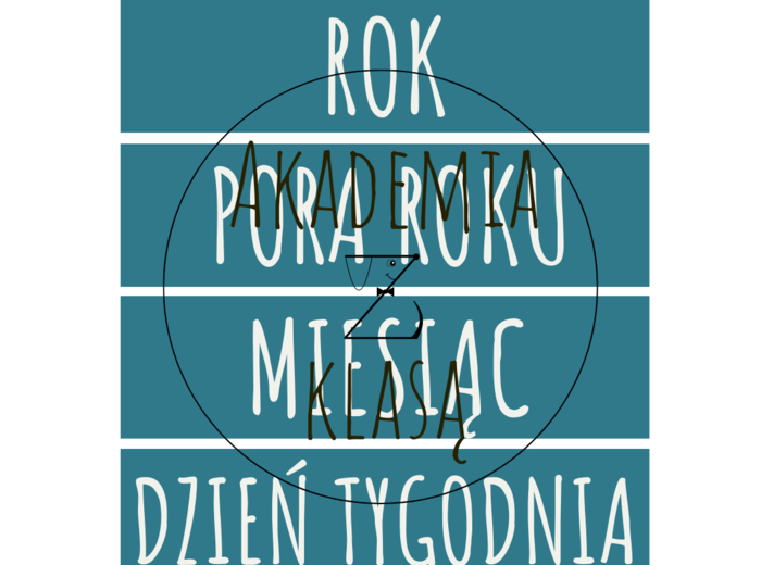 KALENDARZ KLASOWY NA CAŁY ROK SZKOLNY - DO POWIESZENIA NA TABLICY I CODZIENNEGO KORZYSTANIA