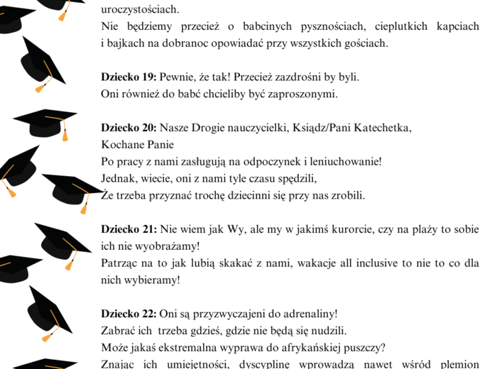 Scenriusz zakończenia roku i pożegnania (przedszkole/ klasa 3) "My się nie rozstajemy!"