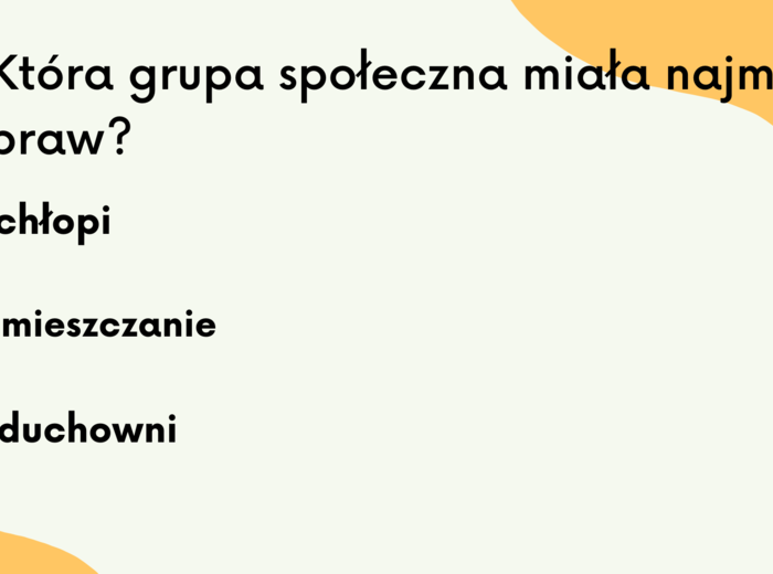 Prezentacja „Monarchia stanowa w Polsce” – gotowa lekcja historii dla klasy 5 SP z QUIZEM