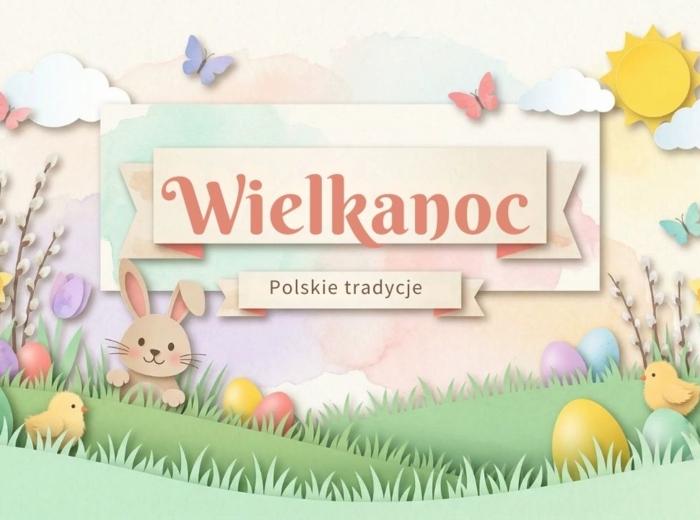 Wielkanoc - Polskie tradycje (gazetka szkolna / prezentacja, 19 plansz)