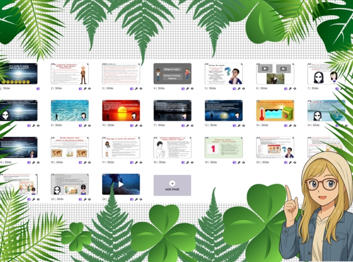 Prezentacja multimedialna w genial.ly „Czy wody w mojej okolicy są czyste?" Edukacja zdrowotna. Klasa 5. Dział „Moje zdrowie środowiskowe".