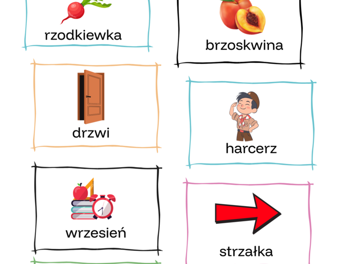 Lapbook ortograficzy- wyrazy z rz, ż.