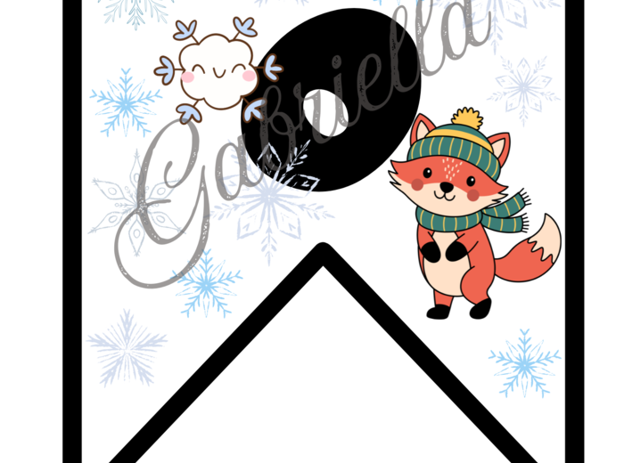 Ferie zimowe girlanda