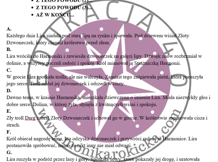 🌟 Zestaw ćwiczeń do redagowania baśni – SZKIELET OPOWIEŚCI