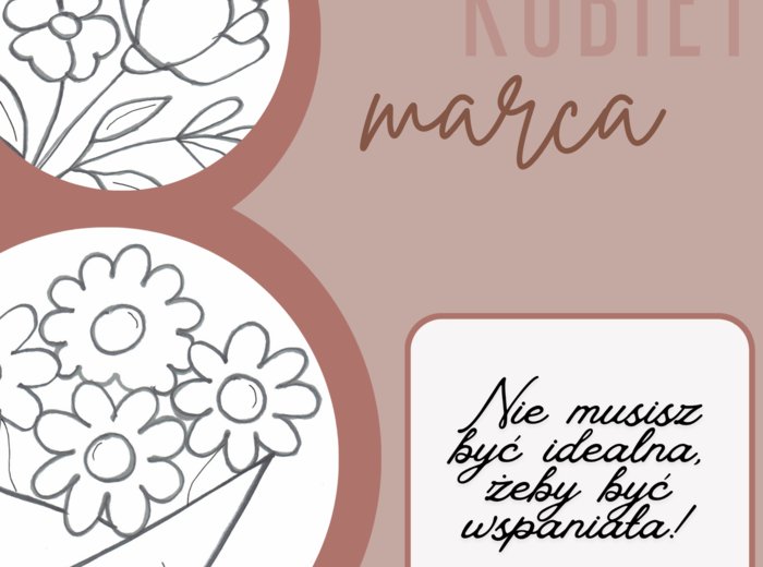 Dzień Kobiet- zestaw afirmacji na szkolną gazetkę.