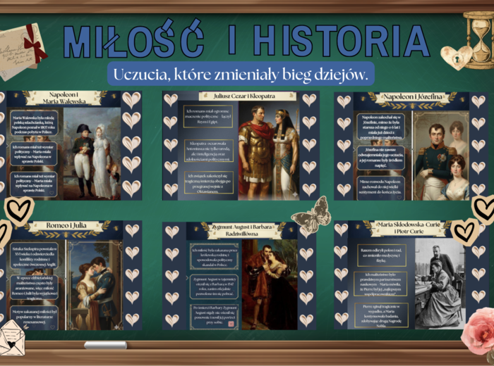 ❤️ Miłość i historia – gotowa gazetka szkolna-32 strony| Idealna na Walentynki lub jako całoroczna gazetka|  Edukacyjna dekoracja klasy, świetlicy lub korytarza