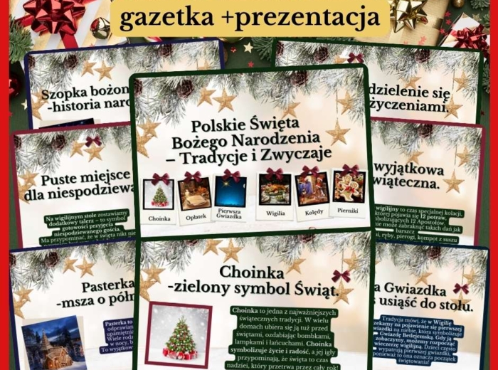 Polskie Boże Narodzenie - gazetka i prezentacja