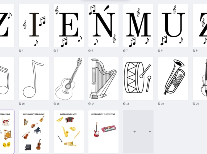 GIRLANDA - DZIEŃ MUZIKI + ZADANIA