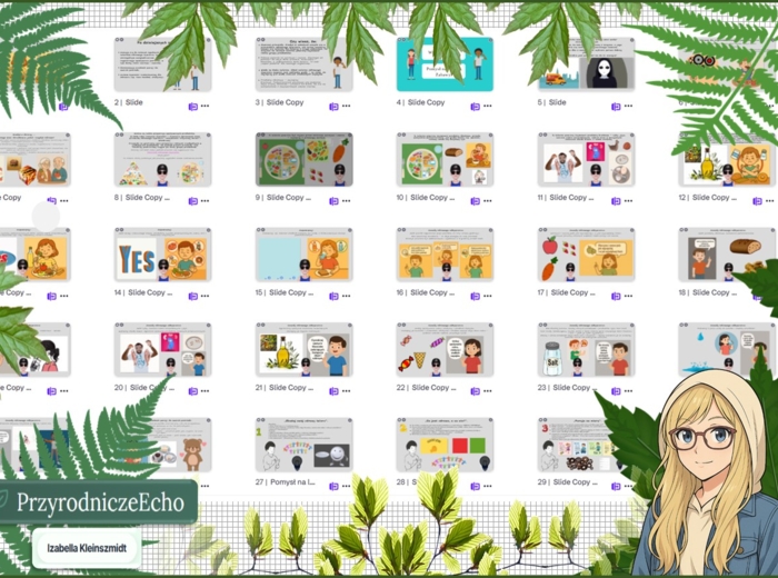 Prezentacja multimedialna w genial.ly „Jak przygotowywać zdrowe posiłki?”. Edukacja zdrowotna. Klasa 4. Dział „Moje odżywianie”.