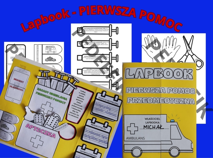 Lapbook - PIERWSZA POMOC
