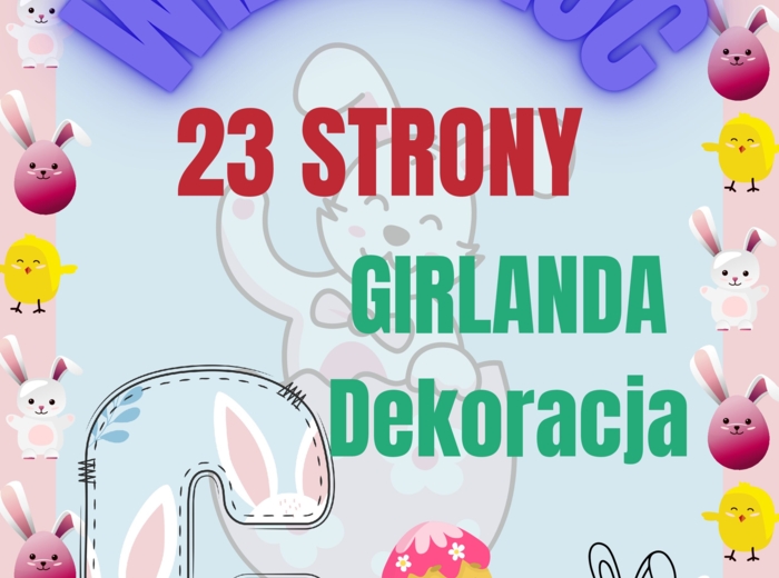 GIRLANDA DEKORACJE WIELKANOC 23 strony