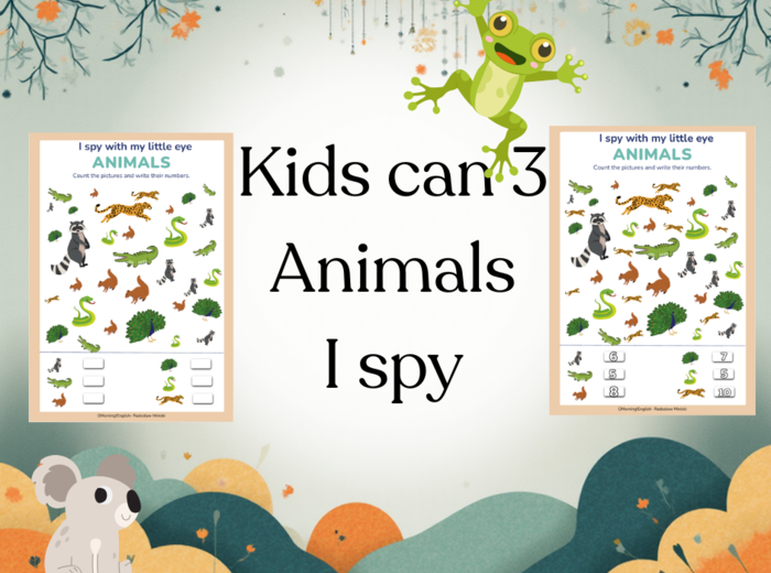 Kids can 3 - Animals - I spy