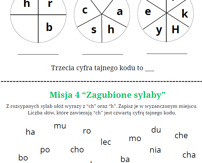 Ortograficzny escape room - zestaw