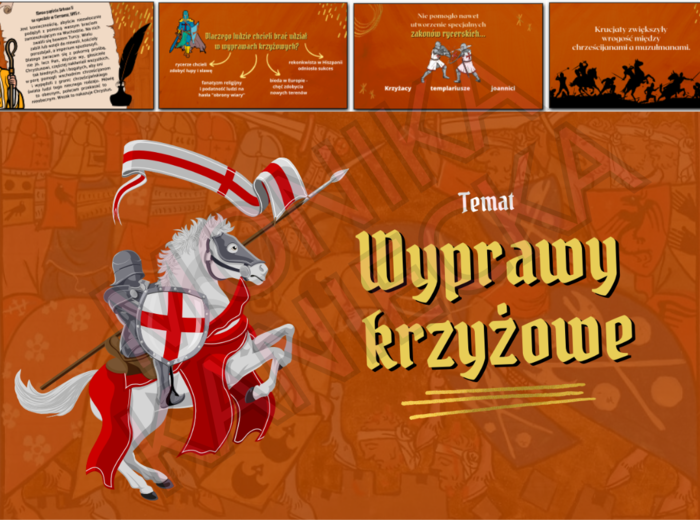 Wyprawy krzyżowe - prezentacja historia klasa 5