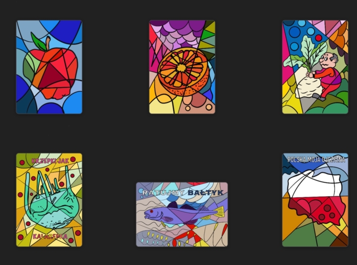 Kolorowanki z konturami