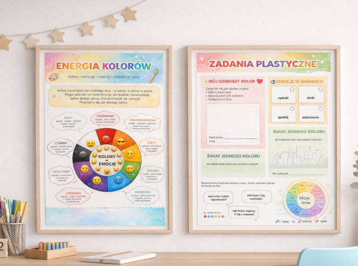 Plakat „Energia kolorów”