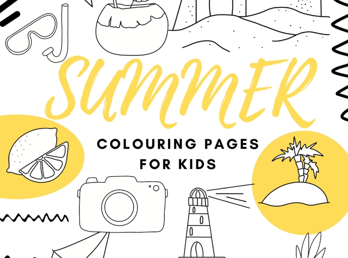 Kolorowanka. Lato. Summer Colouring Pages for Kids