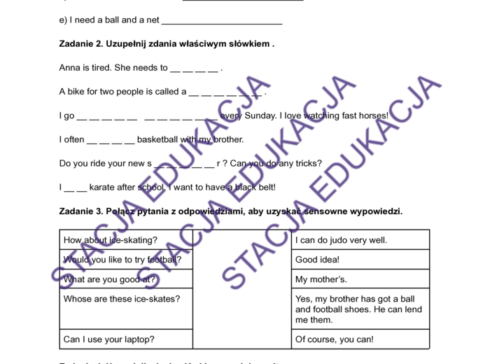 Super Powers 4 Unit 5 – Powtórka do sprawdzianu (z kluczem odpowiedzi!)