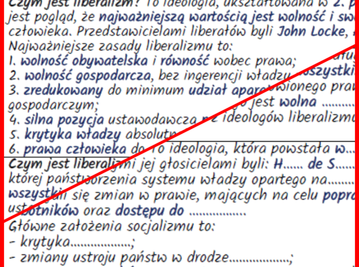 Europa nowych ideologii (notatki, karta pracy)