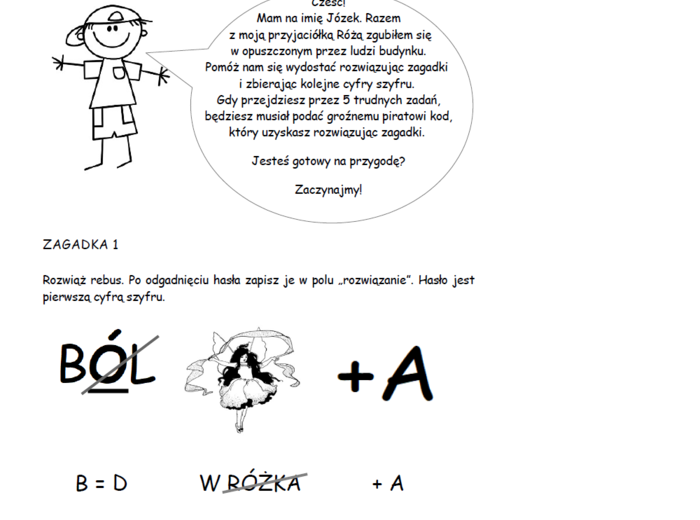 Ortograficzna gra typu escape room