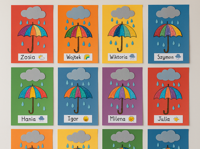 Deszczowa przygoda w klasie. Scenariusz lekcji o zjawiskach atmosferycznych.