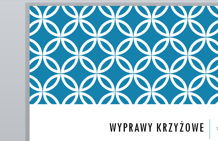 Wyprawy krzyżowe - prezentacja