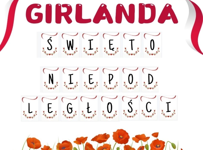 girlanda ŚWIĘTO NIEPODLEGŁOŚCI