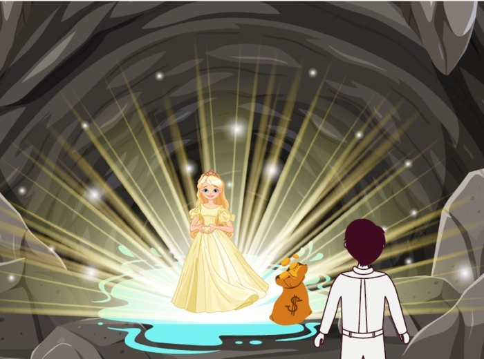 Legenda o złotej kaczce - pakiet tekst i obrazki