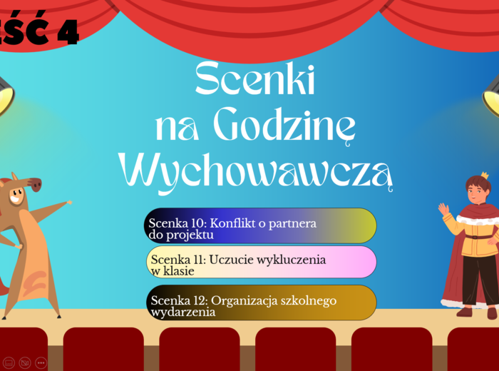 Świetna zabawa na godzinę wychowawczą – Scenki na godzinę wychowawczą część 4 – do wyświetlenia w formie PREZENTACJI – Pomysł na godzinę wychowawczą