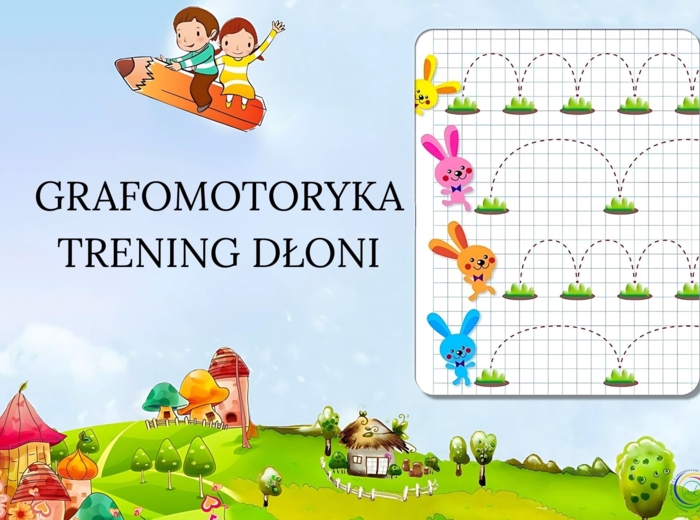 ZESZYT ĆWICZEŃ Z GRAFOMOTORYKĄ – TRENING DŁONI!