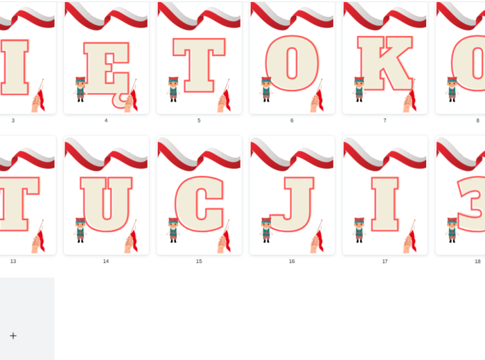 ŚWIĘTO KONSTYTUCJI 3 MAJA - GIRLANDA 2