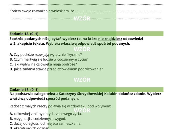 Próbny egzamin ósmoklasisty - Akademia pana Kleksa
