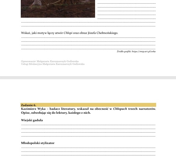 Zestaw - lekturownik dla LO część I i II