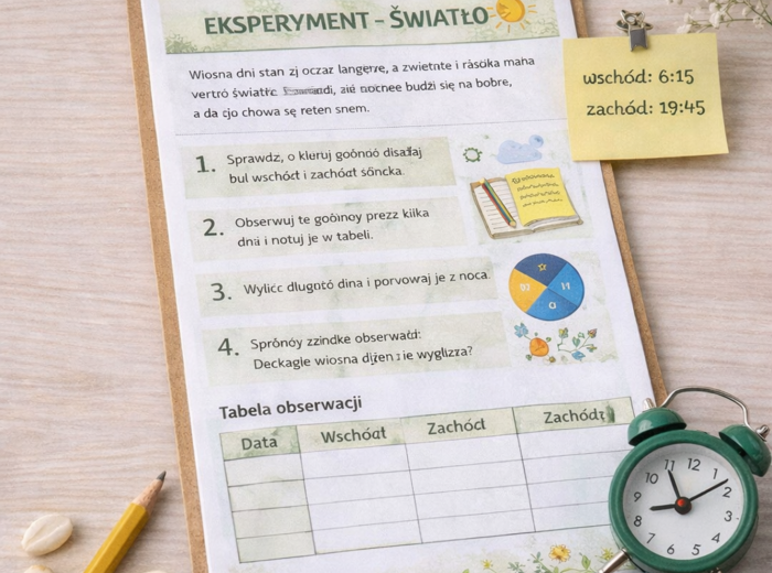 Wiosna Start! Mini‑podręcznik obserwacji przyrody na marzec