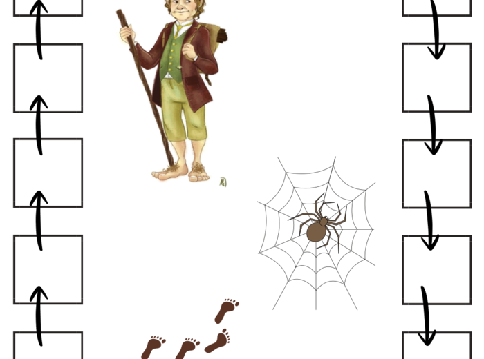 "Hobbit" - stacje zadaniowe (lekcja w ruchu)