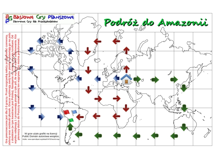 Podróż do Amazonii – Gra planszowa