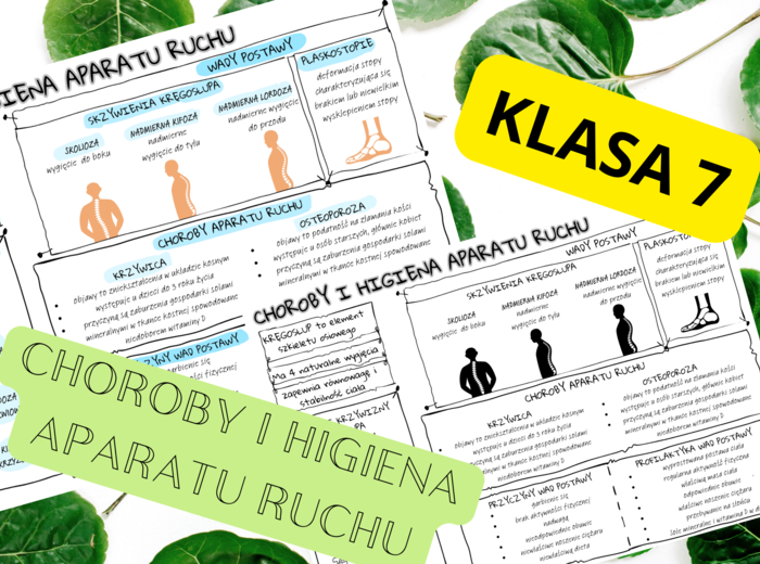 Biologia 7. Choroby i higiena układu ruchu