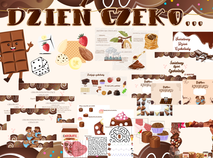 🎉 Pakiet pomocy na Dzień Czekolady! 🍫🎈