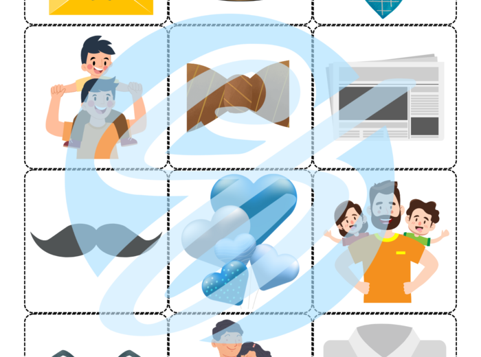 „Memory – Dzień Ojca” | Gra pamięciowa dla przedszkolaków i uczniów klas 1–3 | Pomoc dydaktyczna na czerwcowe zajęcia