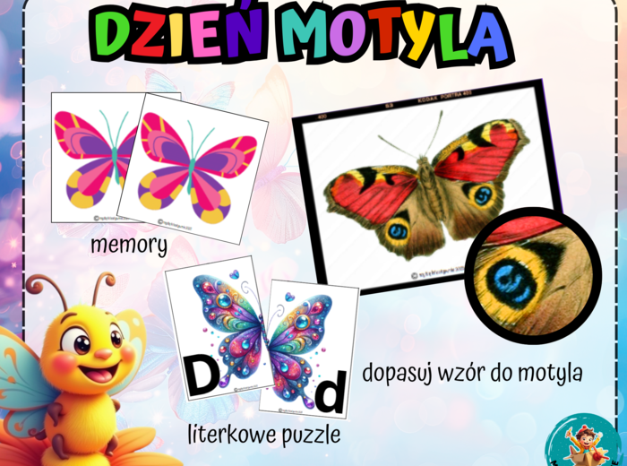 DZIEŃ MOTYLA - PREZENTACJA + PAKIET MATERIAŁÓW