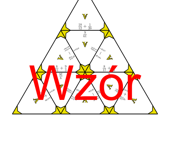 Trimino - Dodawanie i odejmowanie ułamków | matematyka