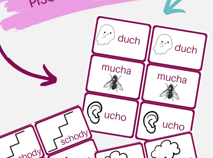 Memory ortograficzne - zestaw