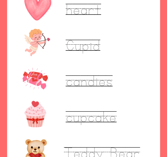 Valentine’s Day Activity Pack – karty pracy na Walentynki | Język angielski | SP 1–3  (wykreślanka, krzyzówka, liczenie i kolorowanie, labirynty, kodowanie i więcej!)