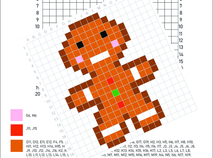 Kodowanki zimowe, świąteczne, mikołajkowe- trudne- dyktando graficzne, kolorowanka, kodowanie, zima, Boże Narodzenie, Mikołaj