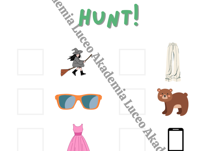 Mini Scavenger Hunt vol 1