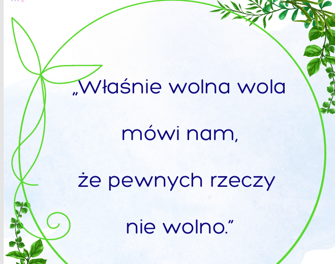 Gazetka, cytaty świętych, dekoracja