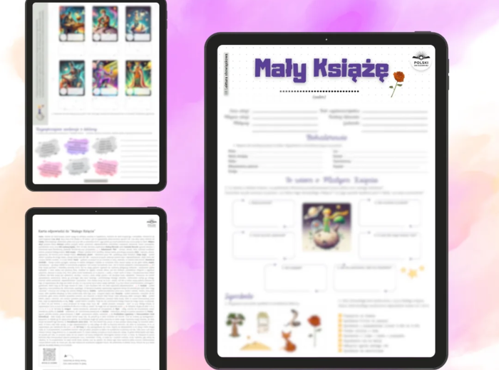 Lektury Obowiązkowe do Egzaminu Ósmoklasisty 📚 | Pakiet Kart Pracy PDF + 3 bonusy